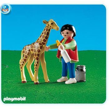 Playmobil 3253 Baby giraf met verzorger